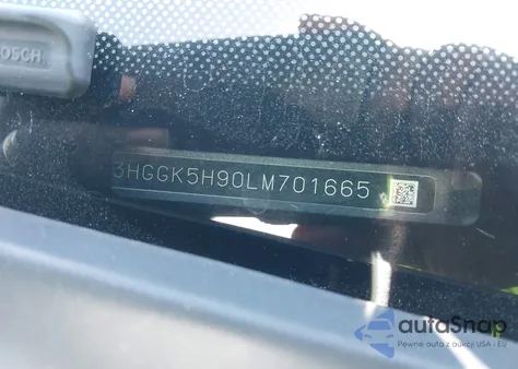 2020 Honda Fit Ex-L из США, поврежденный, VIN 3HGGK5H90LM701665